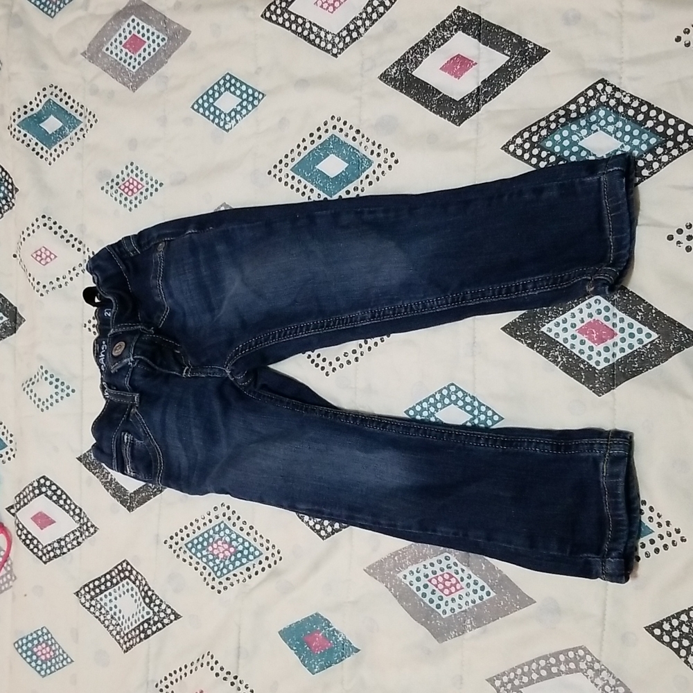 Jumping beans skinny Jeans, toddler girl 2t , dark wash